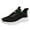 Black, variant on Daznico Women's Sneakers Casual Comfortable Soft Sole Non- Lightweight Walking Shoes for Running Gym Outdoor Travel Breathable Mesh,Color:Black,Size:10.5