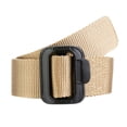 thumbnail image 2 of YVNAURA Men’s Tactical Canvas Belt Quick Release Metal Buckle Heavy Duty Outdoor Training Web Belt Adjustable No Hole Design for Hiking Camping Hunting Work Casual Daily Wear Gift, Khaki,One Size, 2 of 3