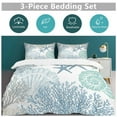 thumbnail image 2 of Summer Beach Duvet Cover Set Themed Multicolor Polyester Bedding Set for Bedroom Decoration, 2 of 6