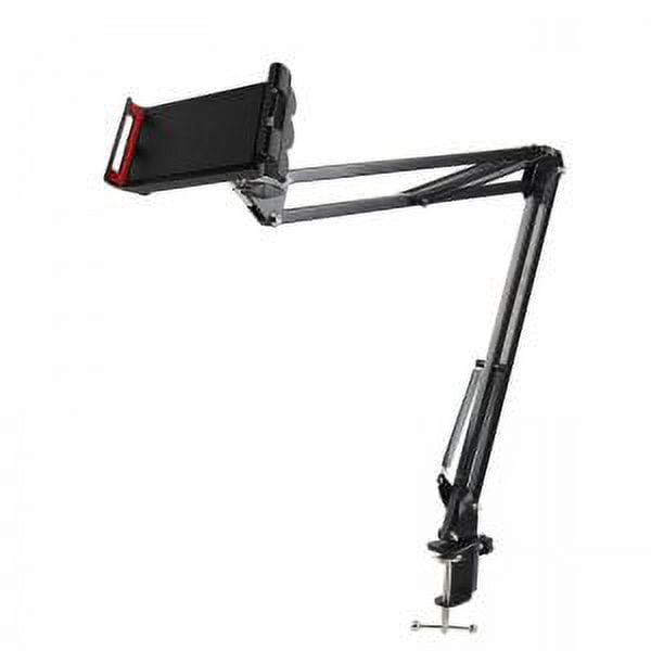 360 Adjustable Long Arm Phone Tablet Holder Bracket Stand Mount For Bed or Desk