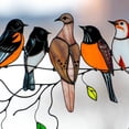 thumbnail image 1 of Window Hangings Stained Bird Ornaments Window Suncatcher for Home Decoration, 1 of 6