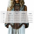 thumbnail image 2 of ClodeEU Women's High Neck Long Sleeve Boho Blouse,Casual Print Loose Fit Vintage Top Blue,Women's Plus M, 2 of 5