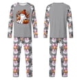 thumbnail image 4 of Halloween Family Pajamas Set Long Sleeve Crew Neck, Soft Matching Halloween Pajamas with Ghost Pumpkin Print, Spooky Family Halloween Pajama Set Sleepwear, 4 of 4