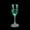 Green GN, variant on Ganfancp Olorful Led Glowing Beer Cup Induction Flashing Wine Glass Party Bar Drink Cup Holiday Gift Finder
