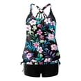 thumbnail image 4 of MKLEKYY Trajes De Baño Mujer Completo Women'S Swimwear Tankini 2 Piece Normal Swimsuit High Waisted Bathing Suits Sports Vacation Sexy / Strap / New / Padded Bras / Strap Swimsuit 235, 4 of 4