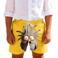 thumbnail image 2 of ATOGUTA Boys Swim Shorts Kids Swimwear Bathing Suits Quick Dry Beach Board Shorts Size 5T-14, Yellow, 2 of 6