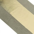 BalsaCircle 12" x 108" Taupe Gold Polyester Faux Burlap Table Runner ...
