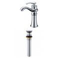 thumbnail image 1 of American Imaginations AI-33672 Deck Mount CUPC Approved Lead Free Brass Faucet Set In Chrome Color - Overflow Drain Incl., 1 of 9