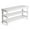 White, variant on Tcbosik 3-Tier Shoe Rack Bench, White Bamboo Entryway Organizer, Space-Saving Shoe Storage with Seamless Top, 35.43"L x 11.02"W x 17.72"H