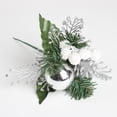 thumbnail image 3 of Christmas Decorations Clearance MEROTABLE Christmas Crafts Artificial Pine Stems Fake Pine Cone Gift Box Christmas Flowers Ornament,Golden, 3 of 5
