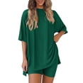 thumbnail image 1 of Conjunto Coordinado PRETTYGARDEN Camisa Oversized y Shorts Biker Talla L, 1 of 5