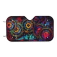 thumbnail image 7 of Balery Mandala Colorful Print Car Windshield Sun Shade,Windshield Sunshade for Car Pickup Truck SUV Accessories-, 7 of 7