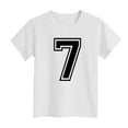 thumbnail image 4 of WMQPNNS Cute Tops for Kids Loose Fit Girls Short Sleeve Tops Size 8 Short Sleeves Tunic Tops Boys Girls Classic Crewneck Cotton T Shirt Workout Tops(Size 9-10 Years, White), 4 of 4