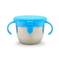 thumbnail image 4 of Munchkin® Snack+™ Stainless Steel Toddler Snack Catcher Cup with Lid, 9 oz, Blue, Unisex, 4 of 6