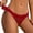 Red, variant on Womens Panties Cutout Plus Size Soft Briefs Underwear for Women Comfor Lace Cute Tangas Thong Clear G String Size: XL Red
