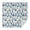 Blue Boho Tribal, variant on Orange Boho Plant Pattern Square Tablecloth,Waterproof Square Table Cover,Wipeable Spillproof Washable Table Cover for Home Kitchen Party Decor 42"X42"(107x107cm)