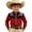 Wine, variant on Boys Western Cowboy Button-Down Shirt, Long Sleeve Floral Print Casual Top, Kids Rodeo Style Blouse(Black2,6-7 Years)