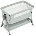 thumbnail image 4 of Dream On Me Lilly Bassinet & Bedside Sleeper In Light Grey, 4 of 21