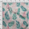 thumbnail image 3 of oneOone Cotton Poplin Green Fabric Tropical Leaf Sewing Fabric By The Yard Printed Diy Clothing Sewing Supplies 42 Inch Wide, 3 of 6