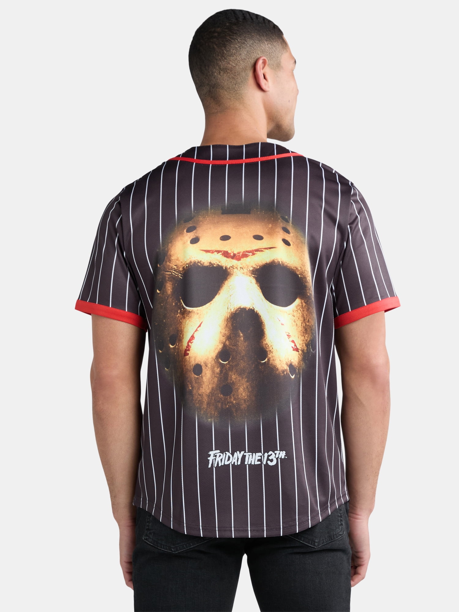 Friday the 13th Men's and Big Men's Graphic Baseball Jersey, Sizes XS-3XL