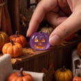 thumbnail image 5 of Halloween Decorations Outdoor - Miniature Artificial Resin Pumpkin Ornaments Suitable For Halloween Decorate Ideal For Party Favors Home Accents And DIY Crafts., 5 of 7