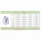 thumbnail image 3 of Camisas Para Hombre Manga Corta Baje Top Long Casual Print Blouse Collor Slim Men T camisa de manga Men camisas (White, M), 3 of 3