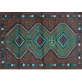 thumbnail image 1 of Ahgly Company Indoor Rectangle Oriental Light Blue Traditional Area Rugs, 2' x 3', 1 of 4