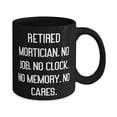 thumbnail image 2 of Motivational Mortician 11oz 15oz Mug, Retired Mortician. No.., Inappropriate Gifts for Colleagues from Friends, Birthday Gifts, Unique mortician gifts, Gifts for morticians, Funeral director gifts,, 2 of 2