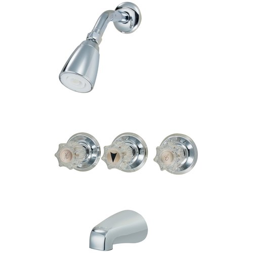 Danze D510040T Fairmont Single Handle Tub and Shower Trim Kit 2.5 GPM Chrome Valve Not Included