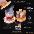 thumbnail image 3 of Cocktail Smoker Kit with Bar Stand "Smoky Pro" by NOBLESIP with all you need to smoke your whiskey, bourbon, scotch, old fashioned, and all your favorite cocktails. A great bar gift, 3 of 9