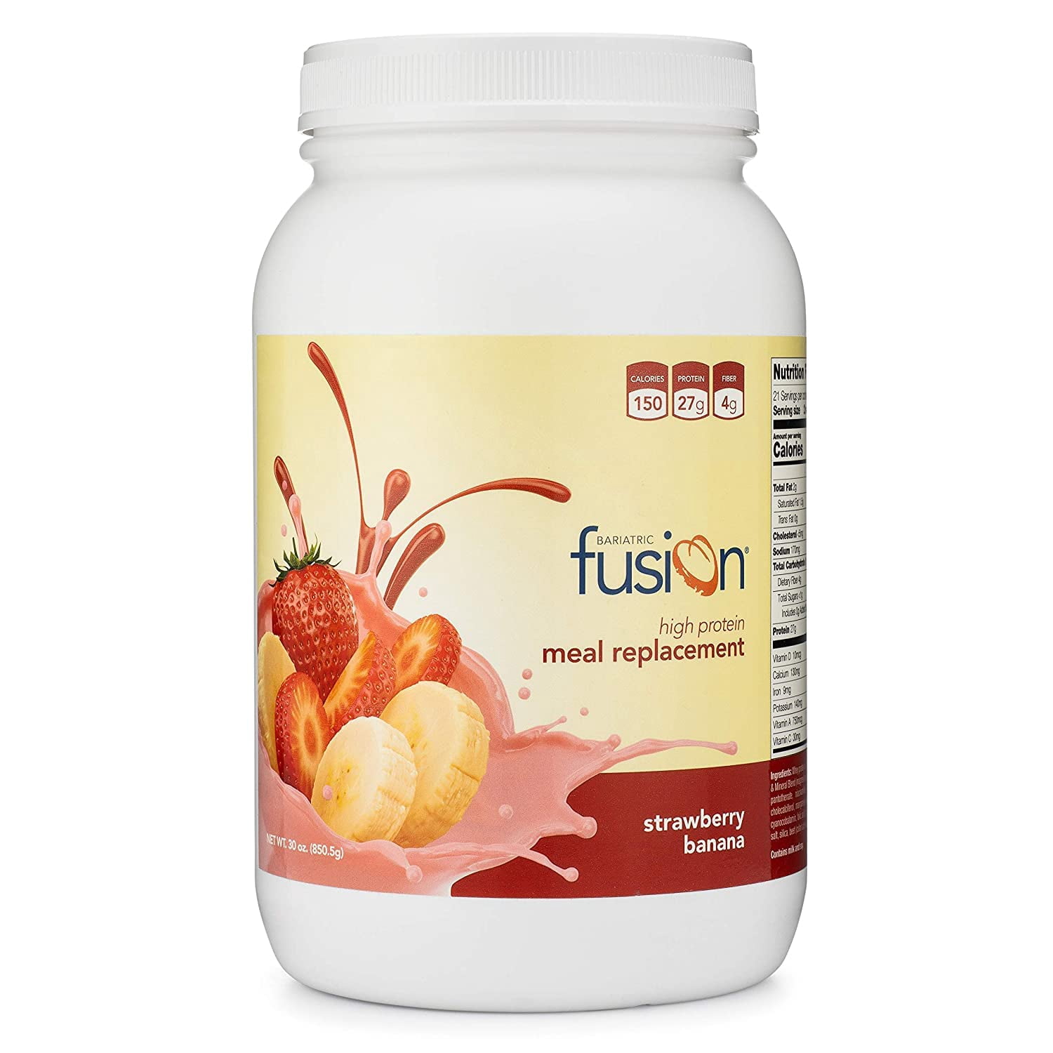 Proteína en polvo sustitutiva de comidas Bariatric Fusion Strawberry ...