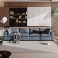 thumbnail image 4 of Upholstered Modular Sofa with USB Charge Ports, Cosymart Wireless Charging and Built-in Bluetooth Speaker in Arm,Sectional Sofa for Living Room Apartment(4-Seater), 4 of 5