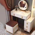 thumbnail image 2 of Bedroom Vanity Dressers Mirror Lights Computer Console Dresser Storage Organizer Drawers Cajoneras Dormitorio Home Furniture My Lux Decor Round, 2 of 9