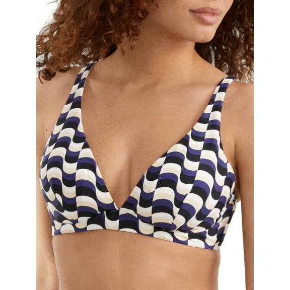 Modern Take Triangle Bikini Top Swimsuit