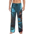 thumbnail image 5 of Mens Pajama Pants, Underwater Office Diver Soft Sleep & Lounge Pants for Men, Cuteness Casual PJ Bottoms Pants with Pockets, 5 of 7