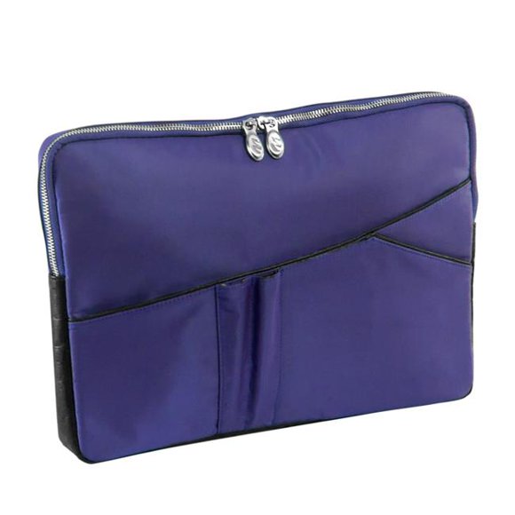 14 in. Crescent Nylon Laptop Sleeve, Navy