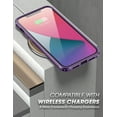 thumbnail image 4 of SUPCASE Unicorn Beetle EXO Series Case for iPhone 12/iPhone 12 Pro (2020 Release) 6.1 Inch, Premium Hybrid Protective Clear Bumper Case (Purple), 4 of 8