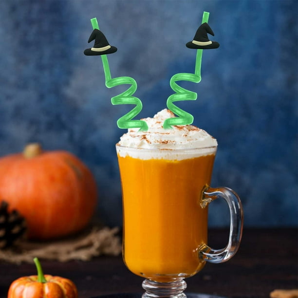 New Crazy Halloween Popular Straws Birthday Party Children's Straws Reusable Straws