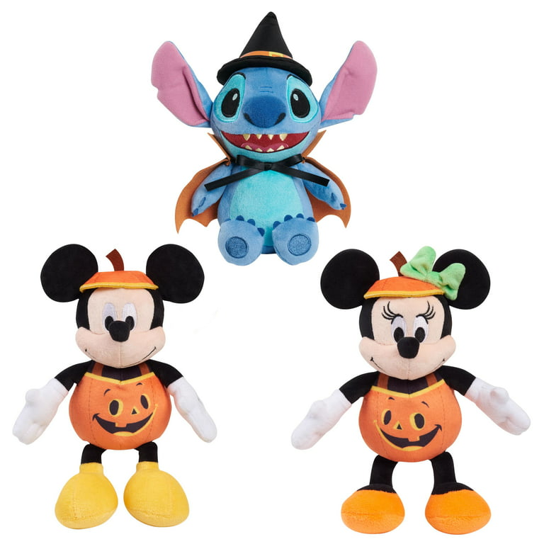 Disney Toy Stitch Mickey Cartoon Quick Push Game Console Puzzle Press Toy  (require your own battery) Kawaii Children's Gift