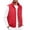 Red, variant on Mens Fashion Lightweight Vest Solid Color Loose Warm Lamb Wool Fleece Lined Full-Zip Sleeveless Jacket with Pocket Winter Outdoor Wear Size M To 5XL