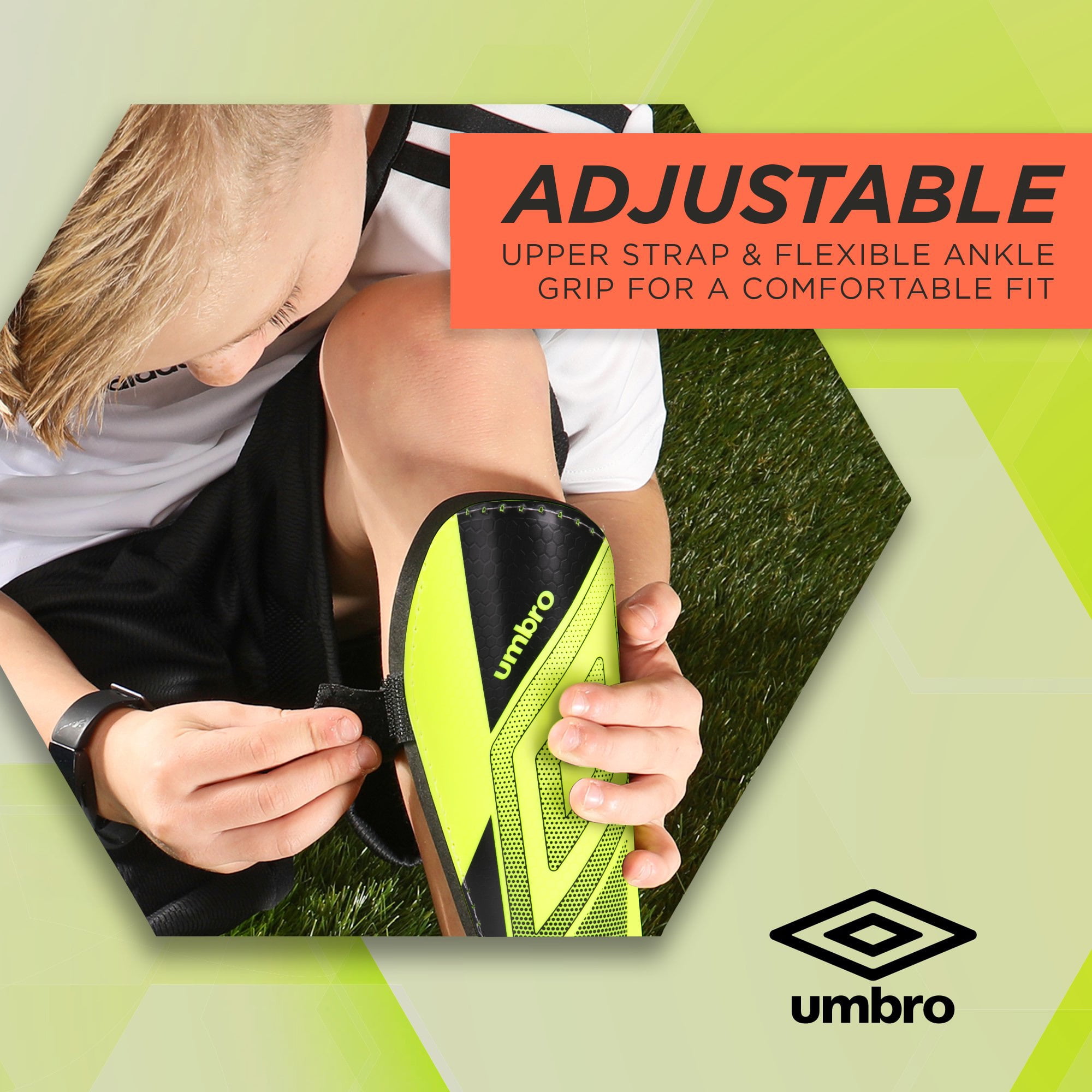 Umbro Neo Flexi Guard protège-tibias de soccer pour enfant - Soccer Sport  Fitness