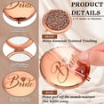 thumbnail image 2 of Set de regalo Compact Mirror Barydat para dama de honor, 10 piezas, oro rosa, 2 of 6