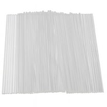 100 Pieces 6 Inch Acrylic Lollipop Sticks Clear Reusable Rods for Making Lollipops Cake Pops Candies Chocolates