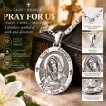 thumbnail image 4 of TANGPOET St Bridget Medal Pendant Necklace Protection Necklace, 4 of 5