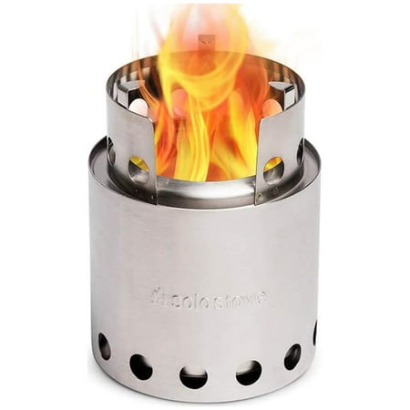 UPC: 0853977008223 | Solo Stove Lite  Portable Camping Hiking and Survival Stove  Powerful Efficient Wood Burning and Low Smoke  1-2 People  304 Stainless Steel  Compact 5.7 x4.2  and Lightweight 9 oz