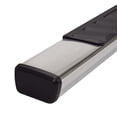 thumbnail image 4 of TrailFX Nerf Bar A4006S TFX 4 Trapezoid Side Steps; With Step Pads; 4 Inch Trapezoidal Straight; Polished; Stainless Steel; With Plastic End Caps; Rocker Panel Mount, 4 of 4