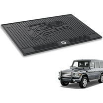 3W Cargo Liner for Mercedes-Benz G Class/G500/G550/AMG G63 2019-2024 TPE All Weather Custom Fit Trunk Mat for Benz G Class Black Car Mats