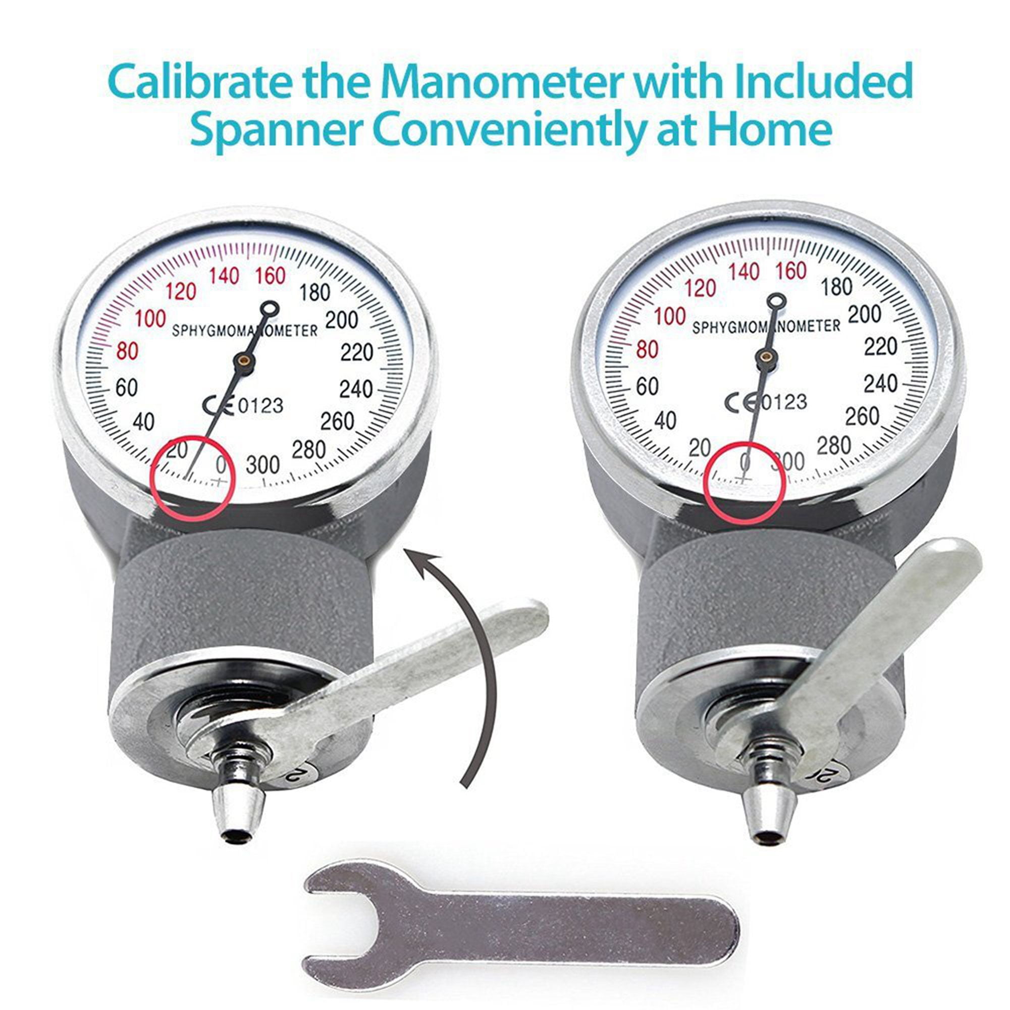 LotFancy Aneroid Sphygmomanometer, Pediatric BP Cuff, Child&Small