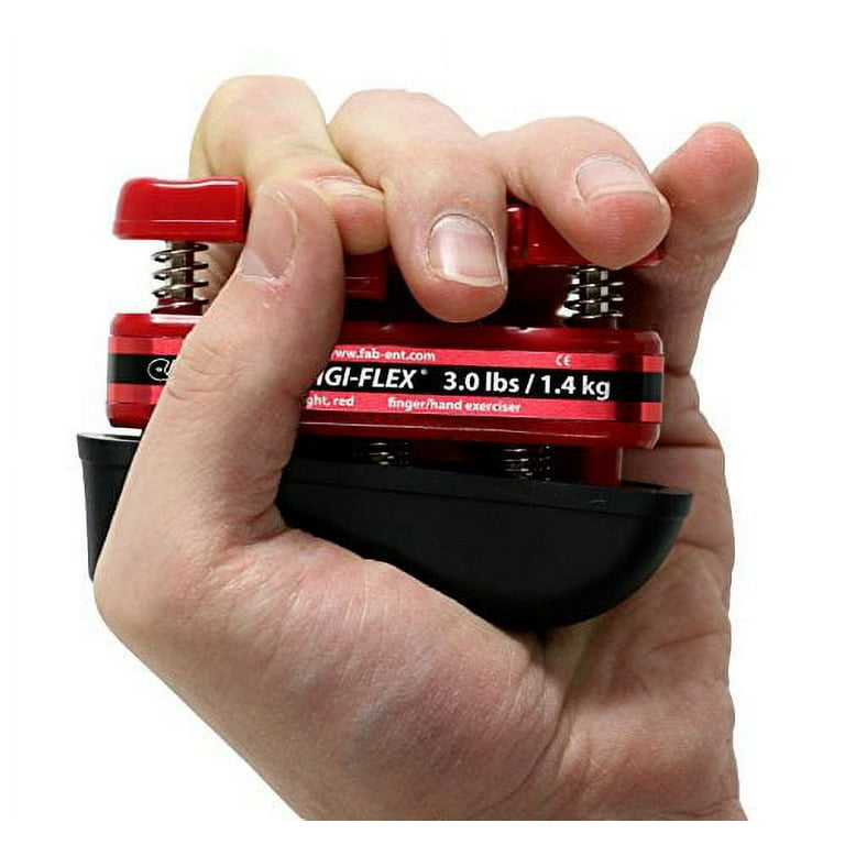 CanDo Digi-Flex hand exerciser - Red, light - Finger (3.0 lb) / hand (10.0 lb)
