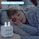 thumbnail image 2 of Despertador Infantil, Despertador Digital para Niños, Lindo Conejito Despertador para Niñas, Despertador con Ruido Blanco, Luz Nocturna con USB Despertador Infantil para Dormitorio de Niñas, 2 of 5
